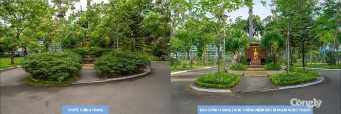 Đợt chỉnh trang lần này tập trung nâng cấp gần như toàn bộ khuôn viên bệnh viện với 15 hạng mục phục vụ trực tiếp hoạt động khám chữa bệnh như cải tạo cảnh quan, sơn mới các khối nhà chuyên khoa, chỉnh trang khoa Ung bướu, khoa Nhi, khoa Cấp cứu, khoa Dược, khu khám - chẩn đoán kỹ thuật cao, khu điều trị bệnh không lây nhiễm, nhà chờ thân nhân cùng hệ thống cổng và hàng rào trên các tuyến đường Hồng Bàng và Ngô Quyền.