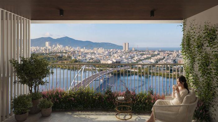  Tầm nhìn thu trọn vẻ đẹp thiên nhiên Đà Nẵng và lễ hội DIFF. Ảnh: Sun Property. 