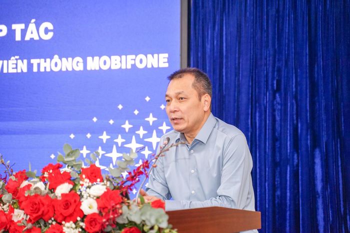 Ông Đặng Hoàng An – Chủ tịch HĐTV EVN phát biểu tại lễ ký kết