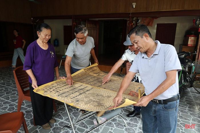 Người dân thôn Trường Lưu tự hào với tên thôn và những giá trị văn hóa của cha ông.