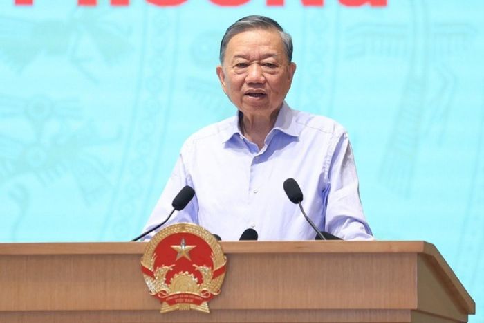 Đồng chí Tổng Bí thư, Chủ tịch nước Tô Lâm phát biểu chỉ đạo tại phiên họp. Ảnh: VGP/Nhật Bắc.