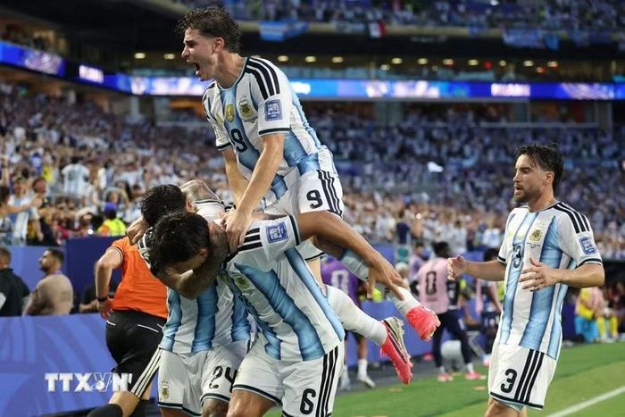 Argentina giành chiến thắng nghẹt thở trước Cape Verde. (Ảnh: AFP/TTXVN)