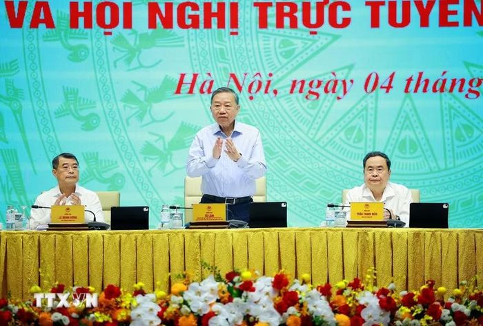 Tổng Bí thư, Chủ tịch nước Tô Lâm dự Phiên họp Chính phủ thường kỳ tháng 6 năm 2026 và Hội nghị Chính phủ với địa phương. (Ảnh: Dương Giang/ TTXVN)