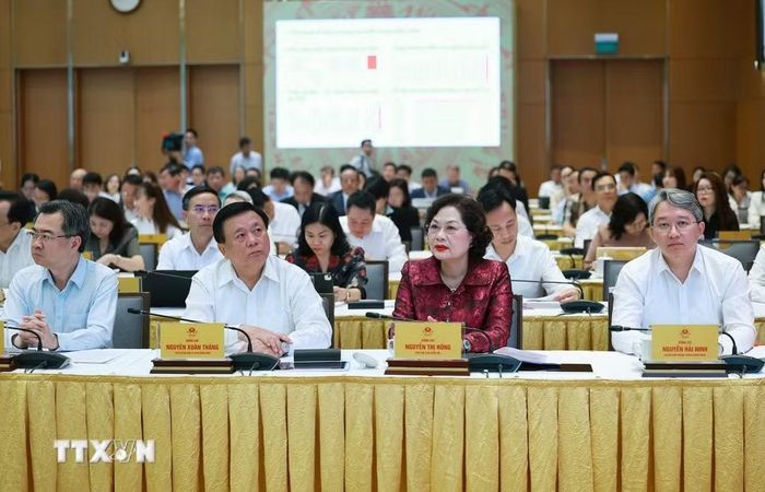 Các đại biểu tham dự Phiên họp Chính phủ thường kỳ tháng 6 năm 2026 và Hội nghị trực tuyến Chính phủ với địa phương. (Ảnh: Dương Giang/TTXVN)