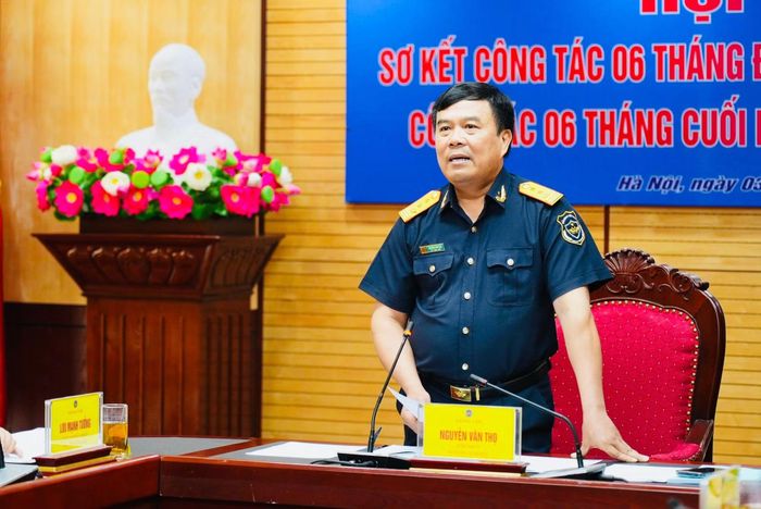 Cục trưởng Nguyễn Văn Thọ nhấn mạnh nhiệm vụ của 6 tháng cuối năm còn rất nặng nề, đòi hỏi sự tập trung, trách nhiệm cao hơn và quán triệt 11 nhóm nhiệm vụ trọng tâm. (Ảnh: HQ/Vietnam+)