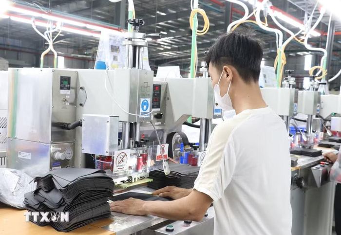 Bên cạnh các dự án đầu tư mới, hàng loạt doanh nghiệp hiện hữu đang tiếp tục mở rộng sản xuất, kinh doanh tại Tây Ninh. (Ảnh: Bùi Giang/TTXVN)