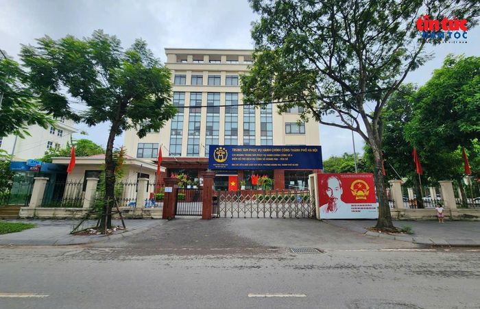 Điểm phục vụ hành chính công tại phường Hoàng Mai - Yên Sở đóng cửa trong sáng nay.