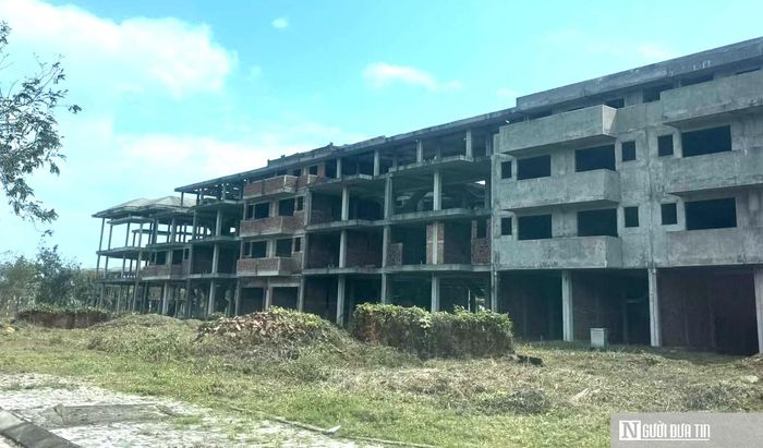 Một số hạng mục tại Golden Hills City chưa thể hoàn thiện do quá trình xử lý thủ tục kéo dài.