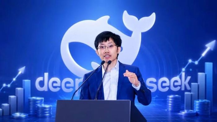 Tên tuổi Lương Văn Phong gắn liền với DeepSeek. Ảnh: 36Kr.