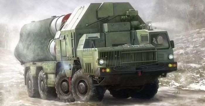 Hình đồ họa bệ phóng từ hệ thống phòng không S-400. Ảnh: MW.