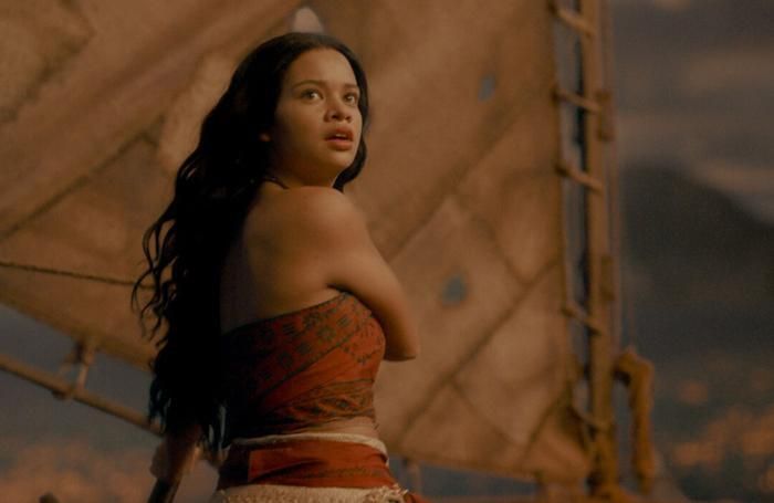 Catherine Laga'aia vào vai Moana trong phiên bản người đóng của Disney. Ảnh: Disney