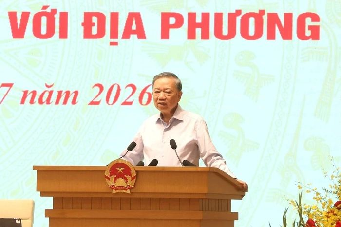 Tổng Bí thư, Chủ tịch nước Tô Lâm phát biểu chỉ đạo hội nghị. Ảnh: dangcongsan.vn