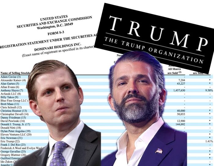 Ông Eric Trump (bên trái) và ông Donald Trump Jr. Ảnh: Wikimedia.