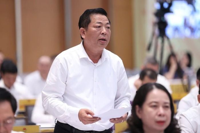 Bộ trưởng Bộ Xây dựng Trần Hồng Minh tại Hội nghị. Ảnh: VGP