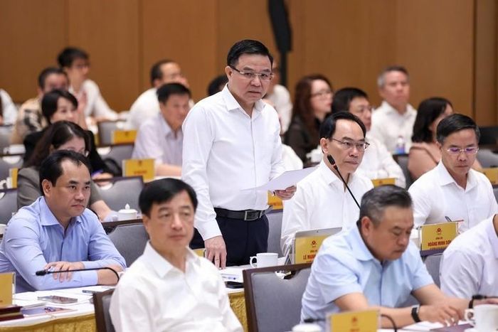 Bộ trưởng Bộ Công Thương Lê Mạnh Hùng tại Hội nghị. Ảnh: VGP