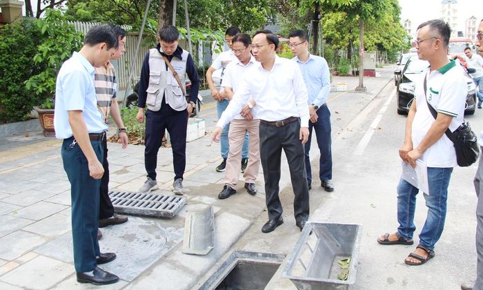  Phó Chủ tịch UBND tỉnh kiểm tra tại đường Thân Cảnh Vân. 