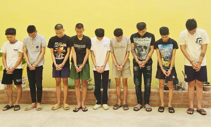  Các đối tượng tham gia vụ gây rối trật tự công cộng từ địa bàn một số xã thuộc huyện Hiệp Hòa (cũ) sang phường Kinh Bắc bị tạm giữ. 