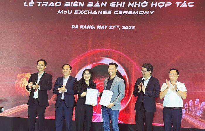 Một doanh nghiệp gọi vốn thành công 300.000 USD từ Quỹ Summit Capital tại DAVAS 2026. Ảnh: PHAN VINH