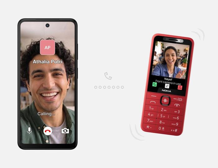 Phiên bản Nokia 215 4G thế hệ 2 màu đỏ