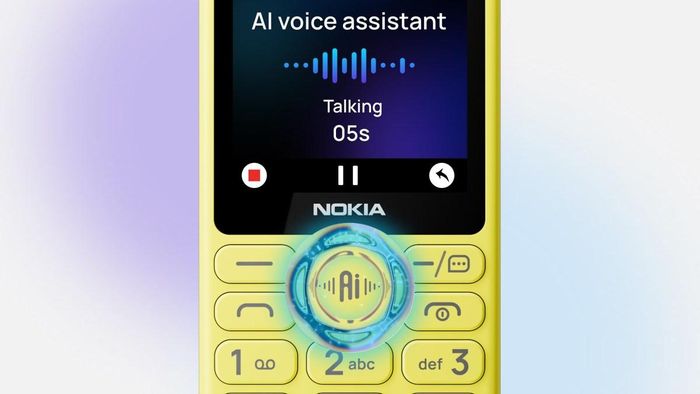 Các mẫu điện thoại phổ thông mới nhất của HMD đi kèm nút bấm trợ lý AI chuyên dụng