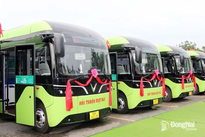 Tuyến xe buýt số 9, lộ trình từ Bến xe Biên Hòa, phường Trấn Biên đi Dốc Mơ 3, xã Thống Nhất và ngược lại. Ảnh: Hà Lê