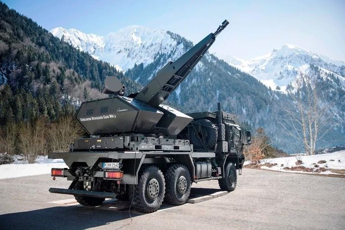 Hệ thống phòng không Skynex. Ảnh: Rheinmetall