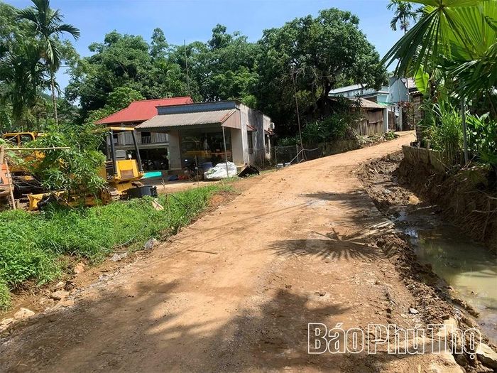 Tuyến đường xóm Ong dự kiến sẽ hoàn thàng trong tháng 8 năm nay.