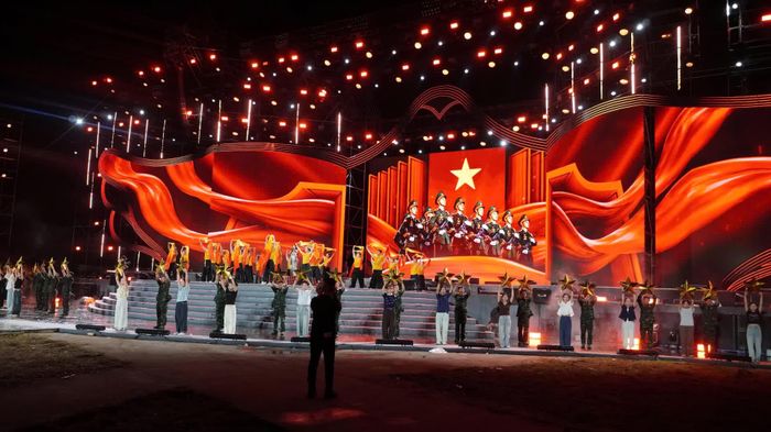 Các tiết mục được dàn dựng công phu, chất lượng - Ảnh: Mai Linh