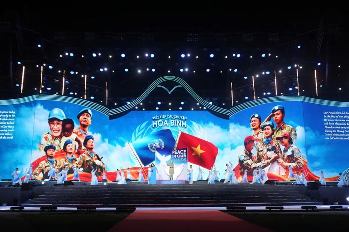 Một tiết mục nghệ thuật đặc sắc - Ảnh: Đ.V
