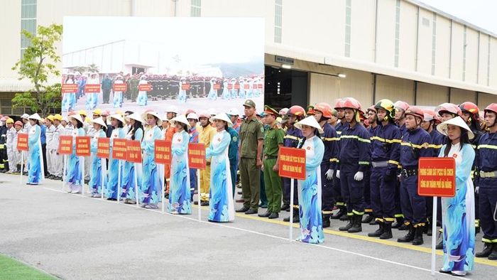 Cuộc thực tập huy động hơn 1.200 người đến từ nhiều lực lượng tham gia 