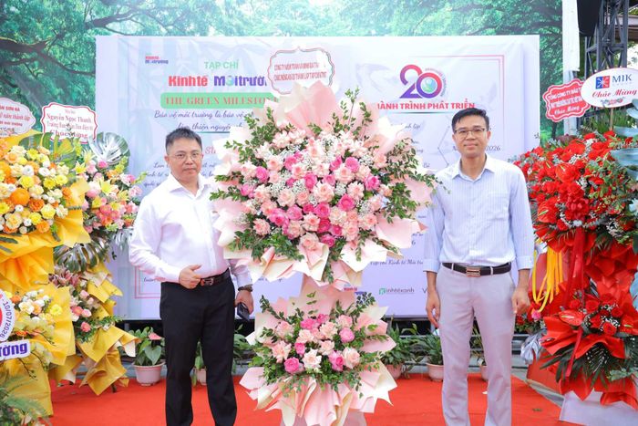 Một số hình ảnh tại khu vực check-in dịp lễ kỷ niệm 20 năm Ngày thành lập Tạp chí. 