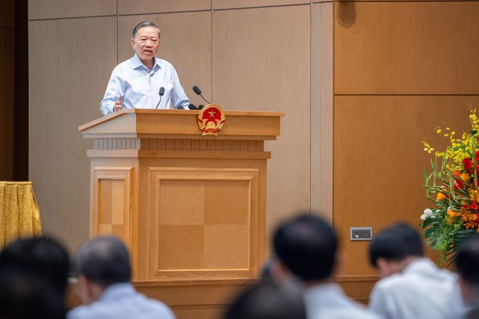 Tổng Bí thư, Chủ tịch nước Tô Lâm phát biểu chỉ đạo Hội nghị