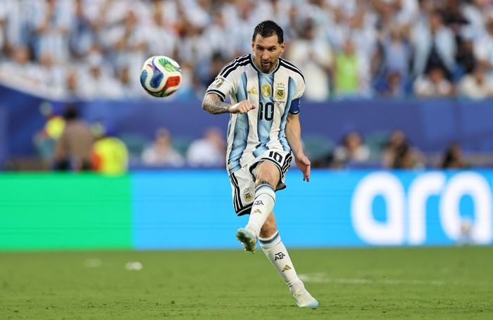 Tiền đạo Lionel Messi. Ảnh: Liên đoàn Bóng đá Argentina