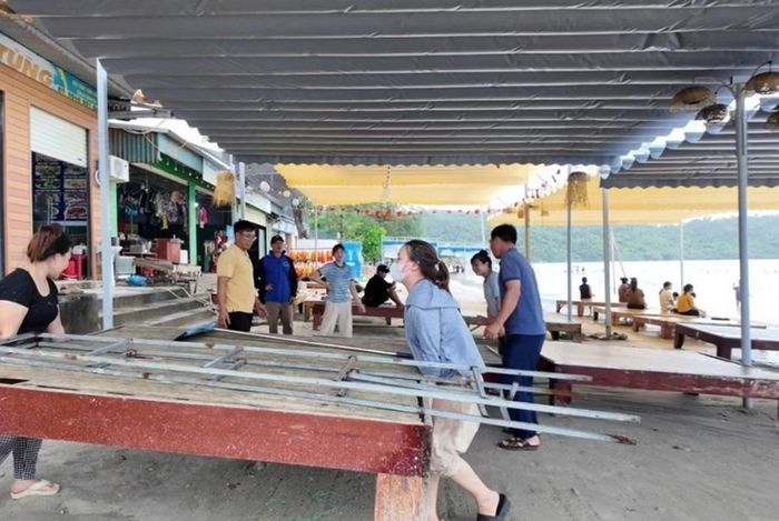 Người dân Hải Phòng chủ động phòng, chống bão số 1.