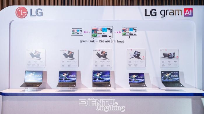 LG gram AI thế hệ mới mỏng nhẹ, tinh tế, bức phá hiệu năng cao