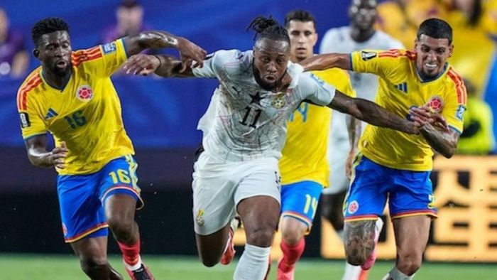 World Cup 2026: Colombia giành thắng lợi tối thiểu trước Ghana