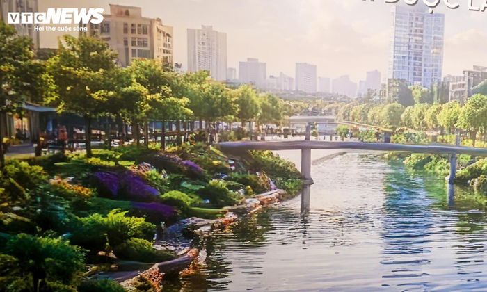 Theo phương án giới thiệu tại triển lãm, dòng sông được hình dung trở thành không gian sinh thái với mặt nước sạch, hai bên bờ được phủ cây xanh, thảm hoa, công viên và các tuyến đường dạo. Nhiều cây cầu mới cũng xuất hiện, góp phần tăng khả năng kết nối giữa các khu vực hai bên sông.