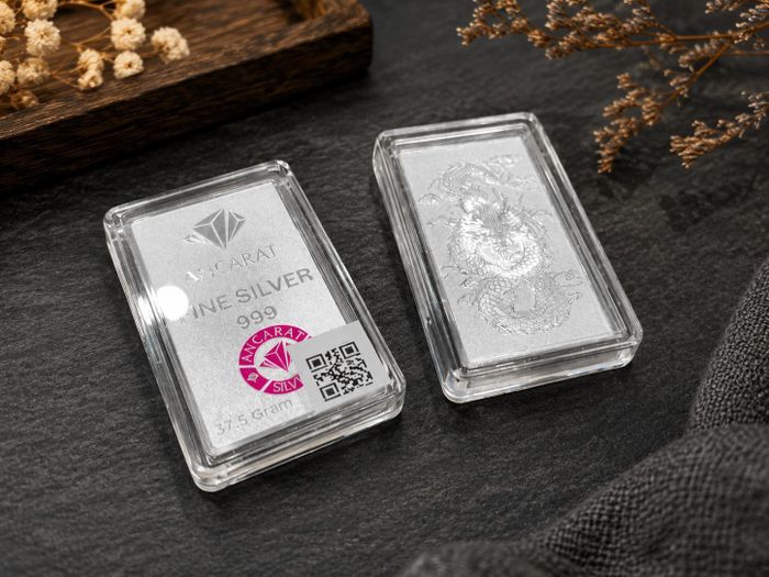 Giá bạc trong nước tăng trong phiên sáng 4/7. (Ảnh minh họa: AI)