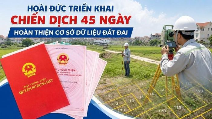 Xã Hoài Đức triển khai rà soát, chuẩn hóa toàn bộ dữ liệu đất đai hiện có. Ảnh: Hồng Lý