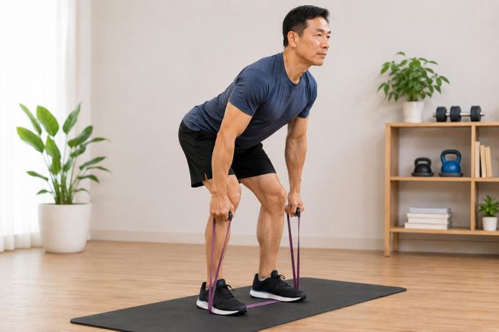 Nâng tạ là bài tập hiệu quả giúp tăng cường cơ mông, cơ đùi sau, cơ lưng dưới và cơ bụng.