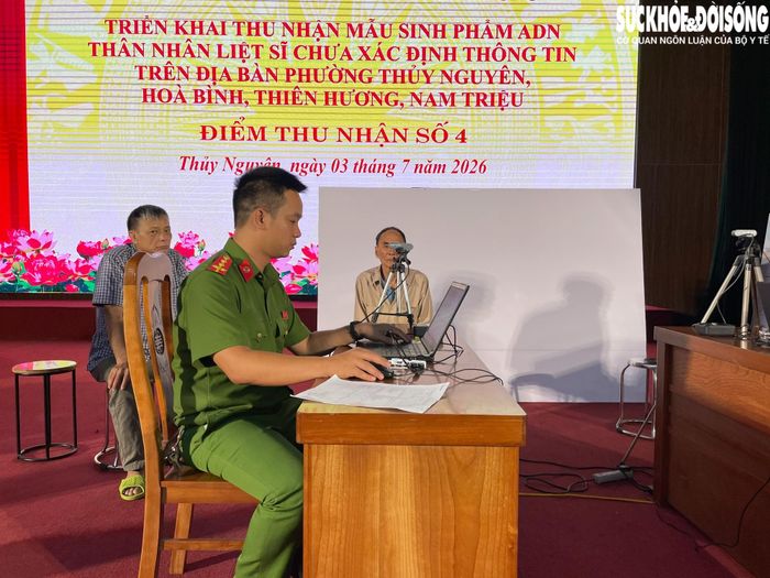 Một trong những bước thực hiện cho Chiến dịch 500 ngày đêm tìm kiếm, quy tập và xác định danh tính hài cốt liệt sĩ. 