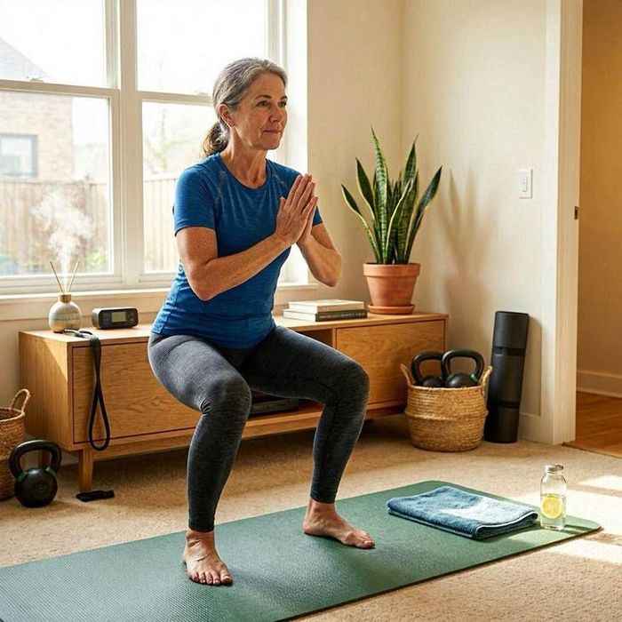 Cách thực hiện bài tập squats.