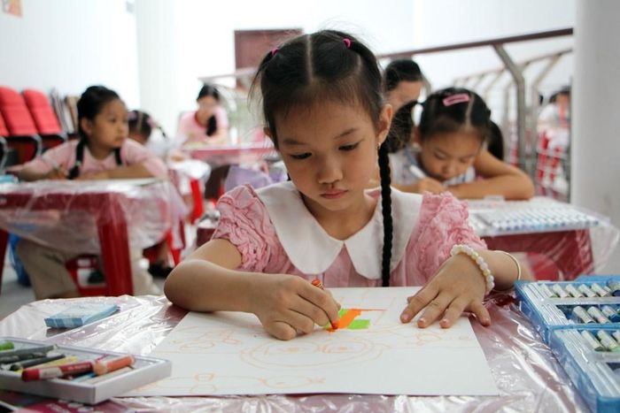 Mỗi bức tranh thể hiện cảm xúc, trí tưởng tượng và tình cảm của thiếu nhi đối với Bác Tôn kính yêu