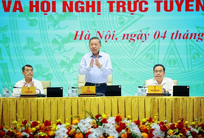 Tổng Bí thư, Chủ tịch nước Tô Lâm dự Phiên họp Chính phủ thường kỳ tháng 6 năm 2026 và Hội nghị Chính phủ với địa phương. Ảnh: Dương Giang – TTXVN