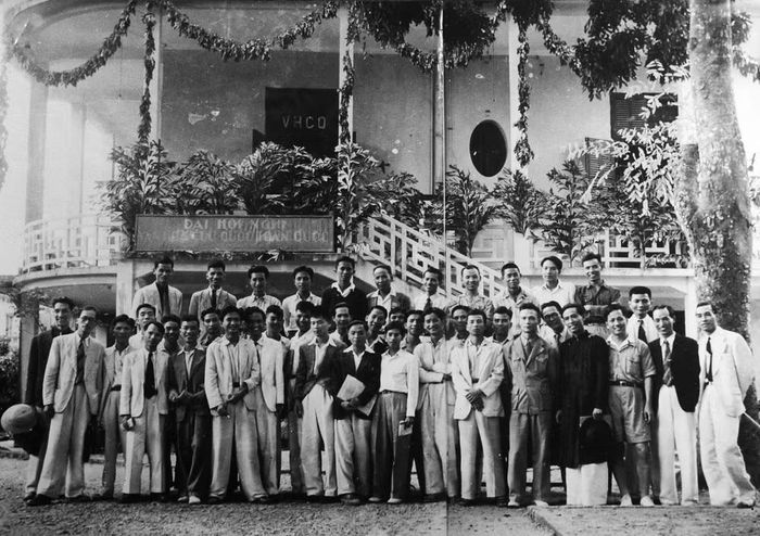Các đại biểu dự Hội nghị Văn hóa toàn quốc lần thứ nhất, tháng 11 năm 1946. (Ảnh tư liệu)
