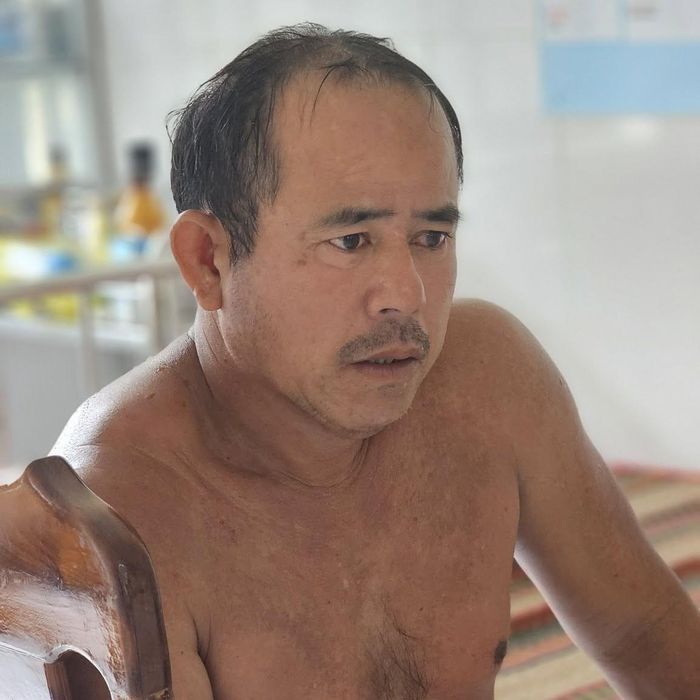 Anh Quyền bàng hoàng trước sự việc.
