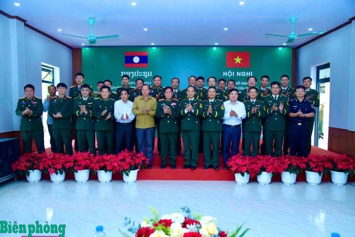 Sự thành công của hội nghị khẳng định quyết tâm tiếp tục tăng cường phối hợp, xây dựng biên giới Việt Nam - Lào hòa bình, hữu nghị, ổn định, hợp tác và phát triển. Ảnh: Lê Thạch