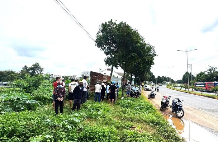 Nơi phát hiện thi thể người đàn ông.