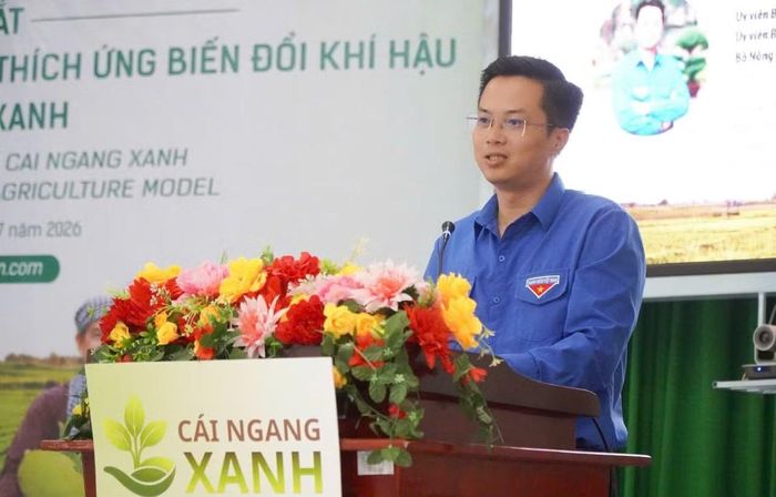 Anh Tạ Hồng Sơn - Bí thư Ban Chấp hành Đoàn Thanh niên Bộ NN&MT.