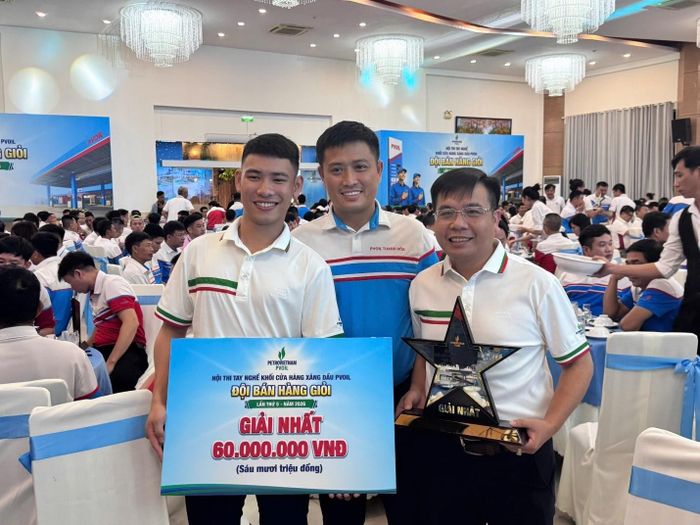 Niềm vui vỡ òa khi PVOIL Thanh Hóa được vinh danh Giải Nhất Hội thi